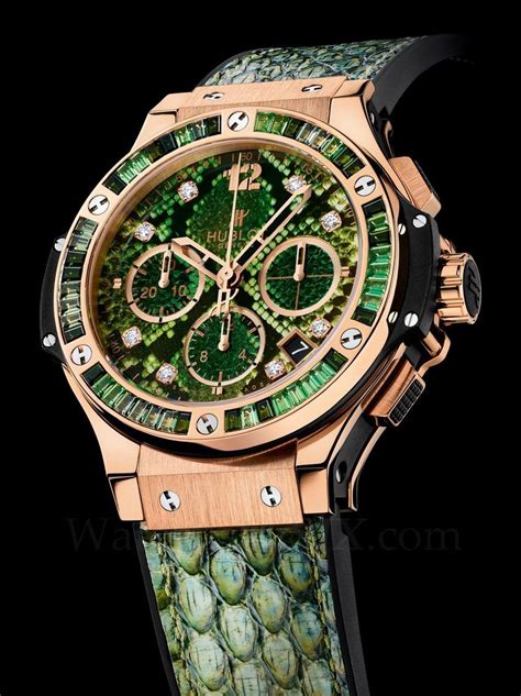 reloj hublot verde|relojes de lujo.